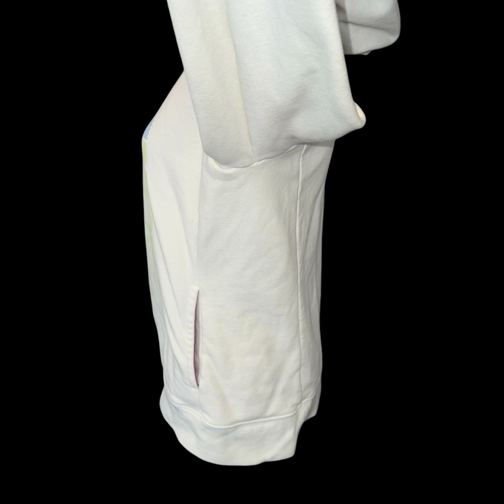 The North Face Women's White and Purple Hoodie sweatshirt sz Medium - Picture 4 of 12